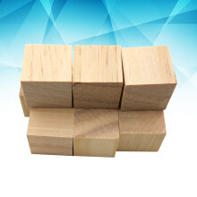 Wooden Cubes 10Pcs Excellent For Craft Enthusiasts And Diy Decorate