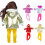 Doll Down Jacket Set for 18 Inch Dolls 4 Pieces 1