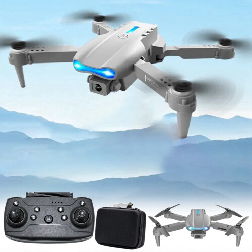 Drone FPV HD 1080P με θήκη, πτυσσόμενο τηλεκατευθυνόμενο τετρακόπτερο, διατήρηση ύψους,