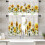 Sunflower Kitchen Curtains Valance and Tier Set 36 inch 1