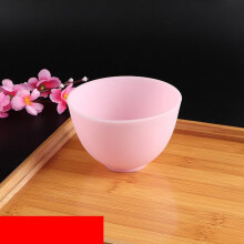 Soimiss 1Pcs Pink Silicone Bowl Anti-drop Mixing Bowl for Home Use Skincare