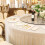 Service de table jetable doré 350 pièces pour 50 invités 7