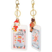 NICEXMAS2 piezas de portatarjetas de colores surtidos con funda resistente para tarjetas, ideal para el trabajo, los negocios y los viajes.