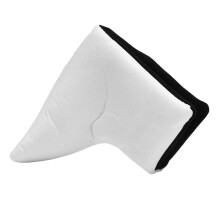 Nylongolfkopfhaube für Putter, Weiß, verschleißfest, Reise & Wettkampf