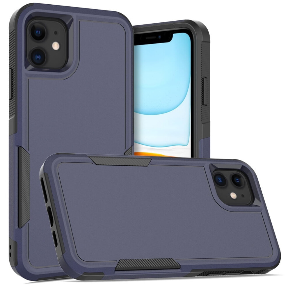 Defender Case For Iphone 11 6.1'' Â Heavy Duty 1-In-1 Rugged, Dustproof, Shockproof, Non-Slip Cover, Compatible With Iphone 11 Blue 9489952225913