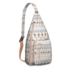 Sac bandoulière fleuri pour femme - Léger, imperméable, style bohème