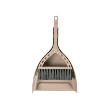 Mini pelle et balayette pour bureau, table, clavier, rebord de fenêtre – Poils doux, outil de nettoyage compact – Convient à un usage domestique