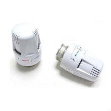 tooloflife DN15B Thermostatic Radiator Valve Manual Copper White Silver