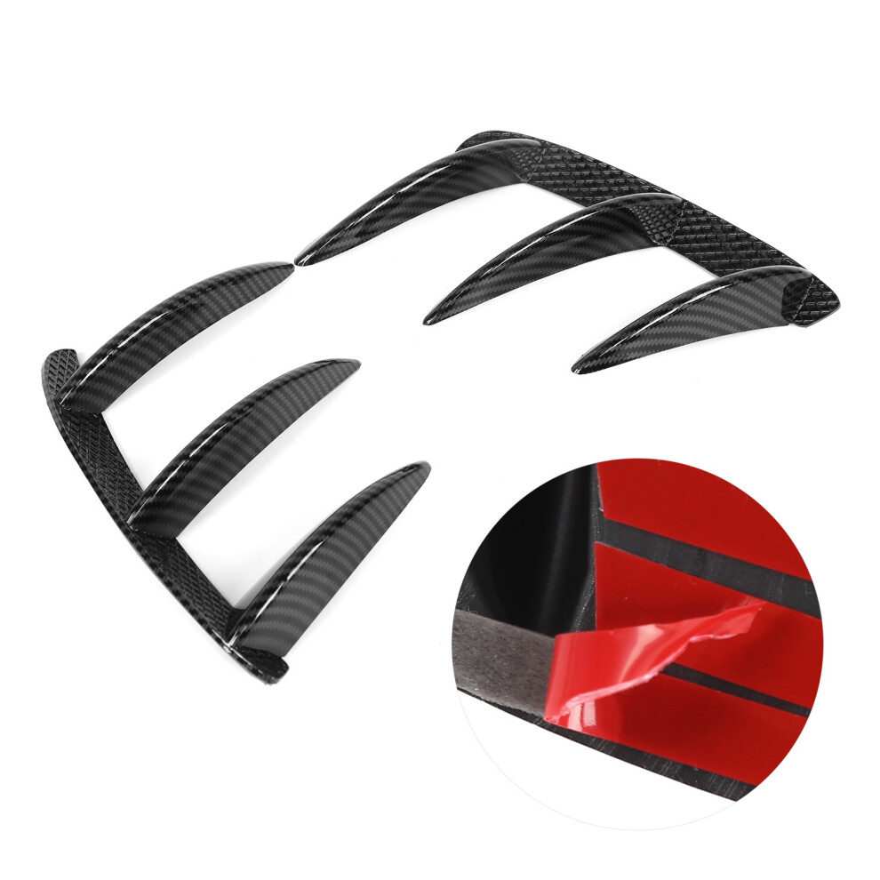 Rear Bumper Canard Splitter Vents For W176 A200 A250 A260 A45 Amg 15X22cm 8771391748544