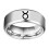 Stainless Steel 8mm Zodiac Constellation Ring Silver Taurus 1