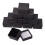 Cardboard Gift Boxes with Black Sponge inside Square Black 5x5x3.3cm 1