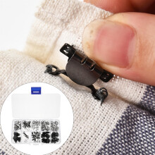 Soimiss 100Pcs Metal Pants Hook Snap Press Fastener for Clothing Accessories