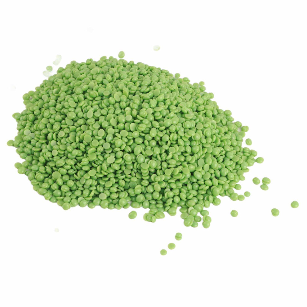 Green 500G Painless Hard Wax Beans For Body Hair Removal With Tea Tree
