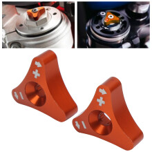 Adjustable Front Shock Absorber Bolt Knob 48mm Orange for Motocross
