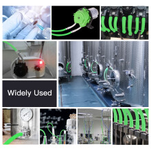 Green Food Grade Silicone Tube 3mm ID x 5mm OD 1M Flexible Hose