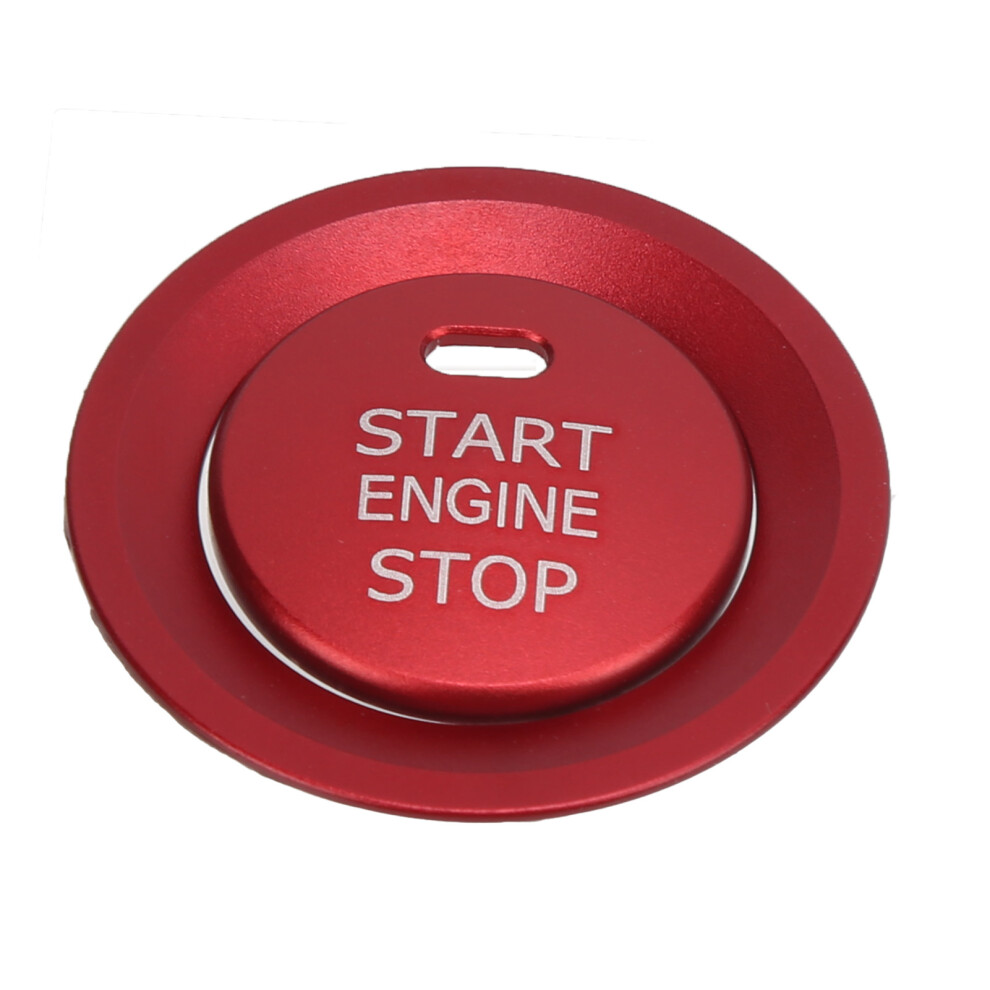 Car Ignition Start Stop Button Cover Ring For Hyundai Elantra Red 4391391746896