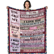 to My Daughter Throw Blanket Birthday Gifts Ultra-Soft Micro Fleece Blankets for Bed Couch Travel Beach 50"x60"