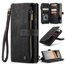 Leather Phone Case Wallet With Card Holder Zipper For Redmi Note 10 Pro Max Note10s Note 9 Pro Max High Quality Leather Phone Case