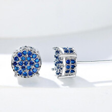 925 Sterling Silver Stud Earrings Cubic Zircon Jewelry For Women