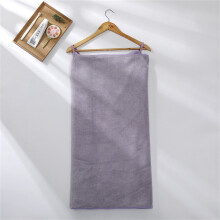 EGYMEN Coral Velvet Bath Towel, Soft Wearable Bath Wrap for Women, Absorbent Sling Bathrobe, Quick Dry Spa Towel with Adjustable Straps(Purple)