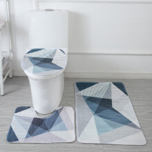 Ensemble de tapis de salle de bain ultra doux et antidérapant 3 pièces