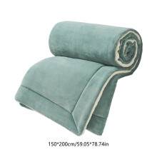 Milk Velvet Lambswool Double-Layer Blanket, Ultra-Soft Reversible Winter Blanket, No Shedding or Pilling (150201cm)