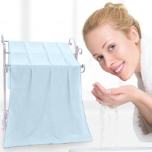 Serviette de bain gaufrée, absorbante, séchage rapide, 70 x 140 cm
