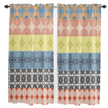 Mandala Pattern Ethnic Retro Curtain Home Decoration Living Room Short Curtains Window Treatments For Kitchen Bedroom