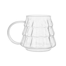 Transparent Glass Coffee Mug with Handle – 12.5cm Americano Cup for Milk, Whiskey, Red Wine – Durable, Safe, Great for Gifts & Gatherings