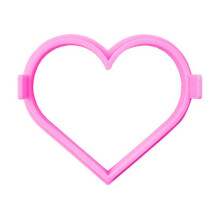 Heart Shaped Pancake Silicone Mold – Reusable Kitchen Tool for Eggs, Crepes, and Breakfast Cooking