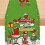 Chemin de table de Noël vert 13 x 72 pouces, décoration de Noël 1