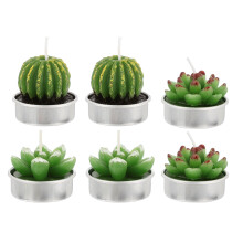 UNOMOR Teljus & Doftdiffusorer med gröna växter (6-pack) för hemmabruk