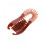 Fermaglio per capelli ovale nero in plastica PP, clip verticale, accessori per capelli 4