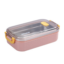 Stackable Leak-Proof Stainless Steel Bento Lunch Box with Dividers – Compatible with Adult Meal Prep