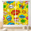 Super Hero Curtains Retro Comic Blackout Yellow Black 2 1