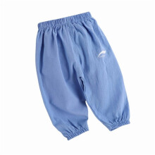 Khaki uniformbukser for jenter, lette cargojoggebukser – Back to School Athletic Pants (lyseblå, 18–24M)