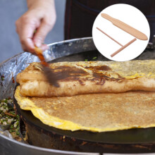 Supvox 1 Set of Crepe Tools Spreader Wooden Cooking Aid for Home Cooking Enthusiasts