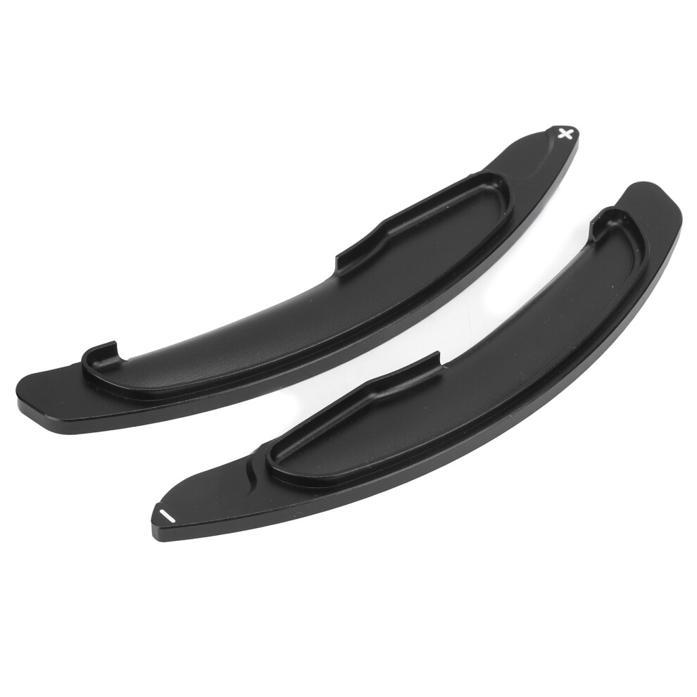 2Pcs Aluminum Paddle Shifter Extensions For Mitsubishi Outlander/Lancer/Eclipse 185X25mm Black 9331391747122