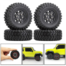 Stück 1/16 Gummireifen, kompatibel mit Xmykc01cm Jimny RC-Modellauto Crawler DIY-Zubehörteile - Rot