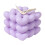 Bougie parfumée violette en forme de cœur (1 pièce) 1