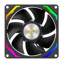 90 mm PWM-ventilator met ARGB LED-verlichting, aanpasbare kleur, stille werking, CPU-koeling