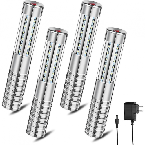 4 τεμάχια LED Strobe Επαναχρησιμοποιήσιμο LED Light Επαναφορτιζόμενο Σαμπάνιας LED Μ