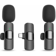 Microphone cravate sans fil professionnel pour un enregistrement audio clair