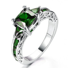 Hers Wedding Engagement Ring Women 925 Sterling Silver and Cubic Zirconia Jewelry Proposal