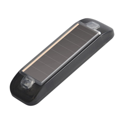 LED warning light solar powered waterproof blue