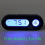 Bil elektronisk ur bil bilur lysende elektronisk ur LCD digitalt limetermometer mini 2