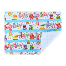 Jusqu'à 65 % de réduction sur le papier cadeau « Joyeux anniversaire » (80 g, papier couché à motifs de dessins animés) pour les fêtes.