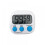 Keukentimer, kooktimer, beautytimer, elektronische timer, stille timer, studententimer, afteltimer, cadeau 6
