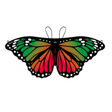 Ballon papillon suspendu ZZkhGO, drapeau décoratif papillon pour jardin, accessoire photo réutilisable pour anniversaire, carnaval ou mariage