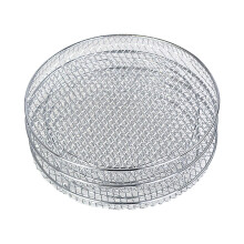 Lot de 4 paniers de rechange en acier inoxydable pour friteuse à air chaud, compatibles avec les mini-fours, grille de cuisson antiadhésive avec